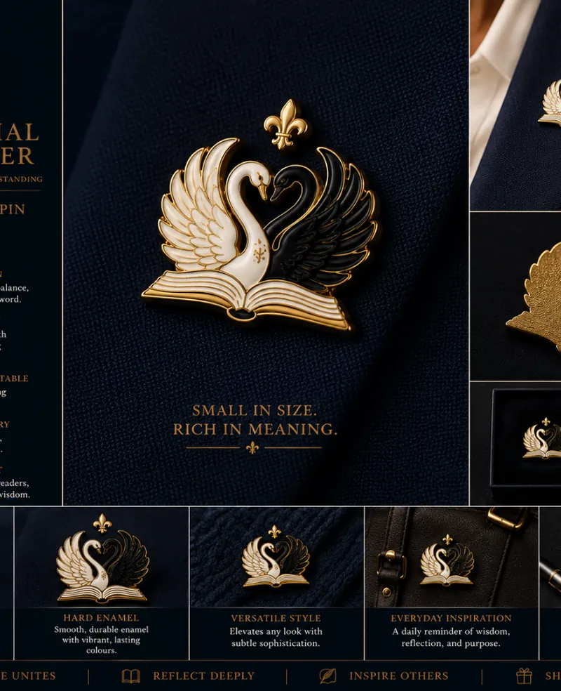 Enamel Lapel Pin &mdash; The Proverbial Messenger Author Collection