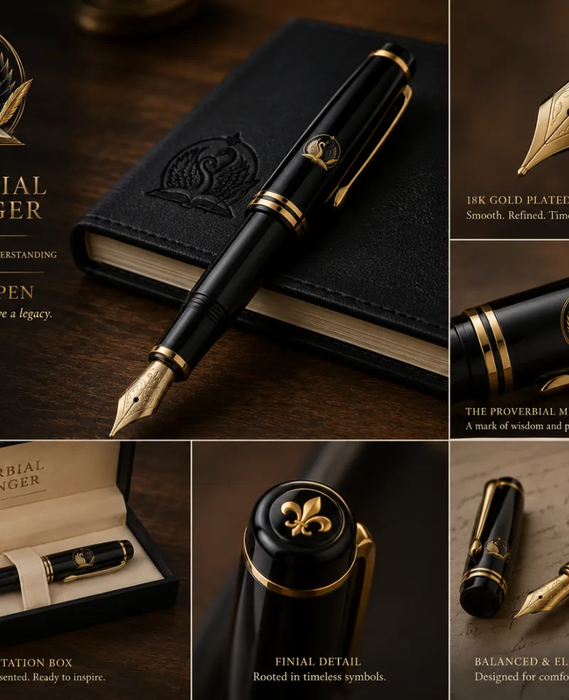 Fountain Pen &mdash; The Proverbial Messenger Author Collection