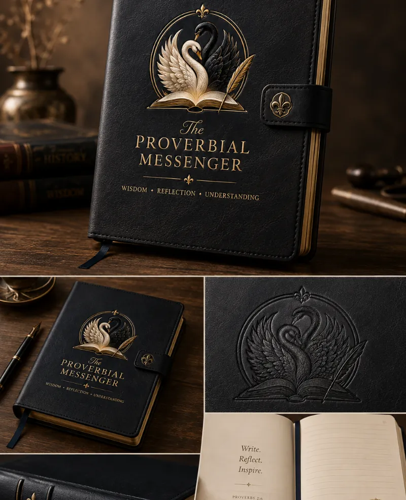 Leather Journal &mdash; The Proverbial Messenger Author Collection