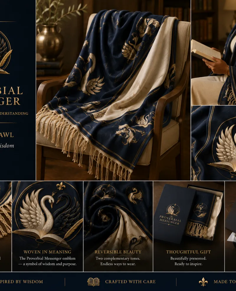Reading Shawl &mdash; The Proverbial Messenger Author Collection