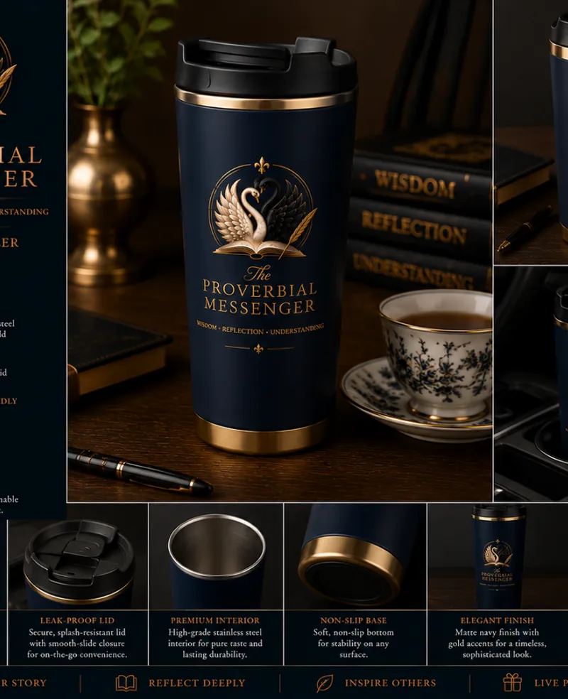 Travel Tumbler &mdash; The Proverbial Messenger Author Collection