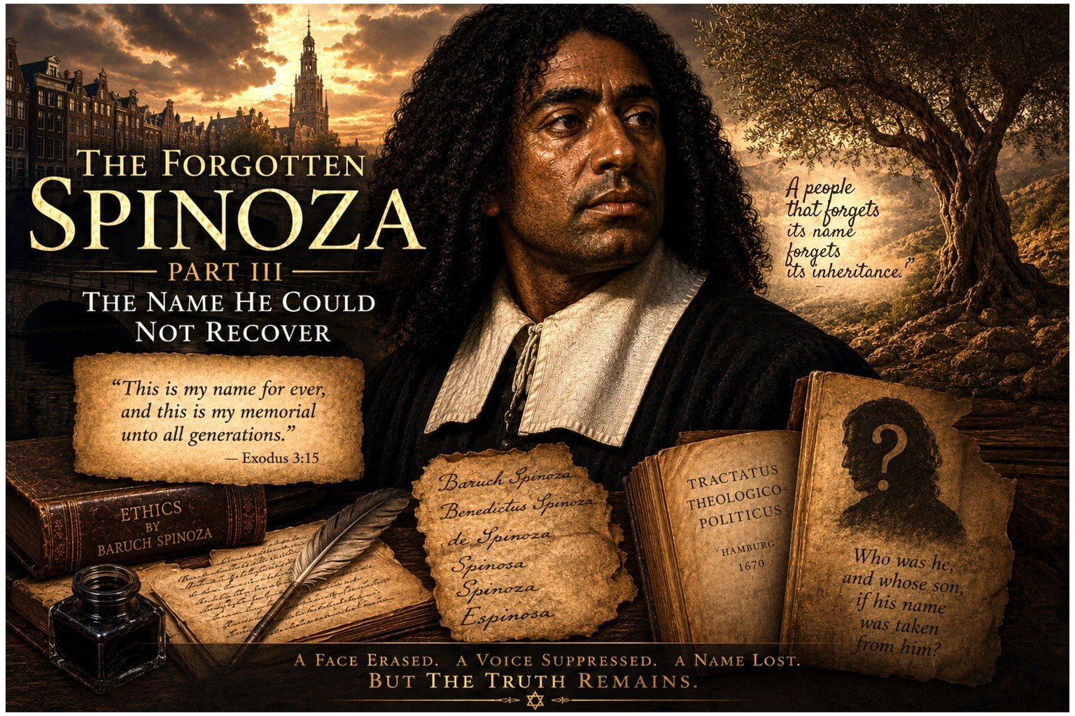 The Forgotten Spinoza, Part III — The Name He Could Not Recover
