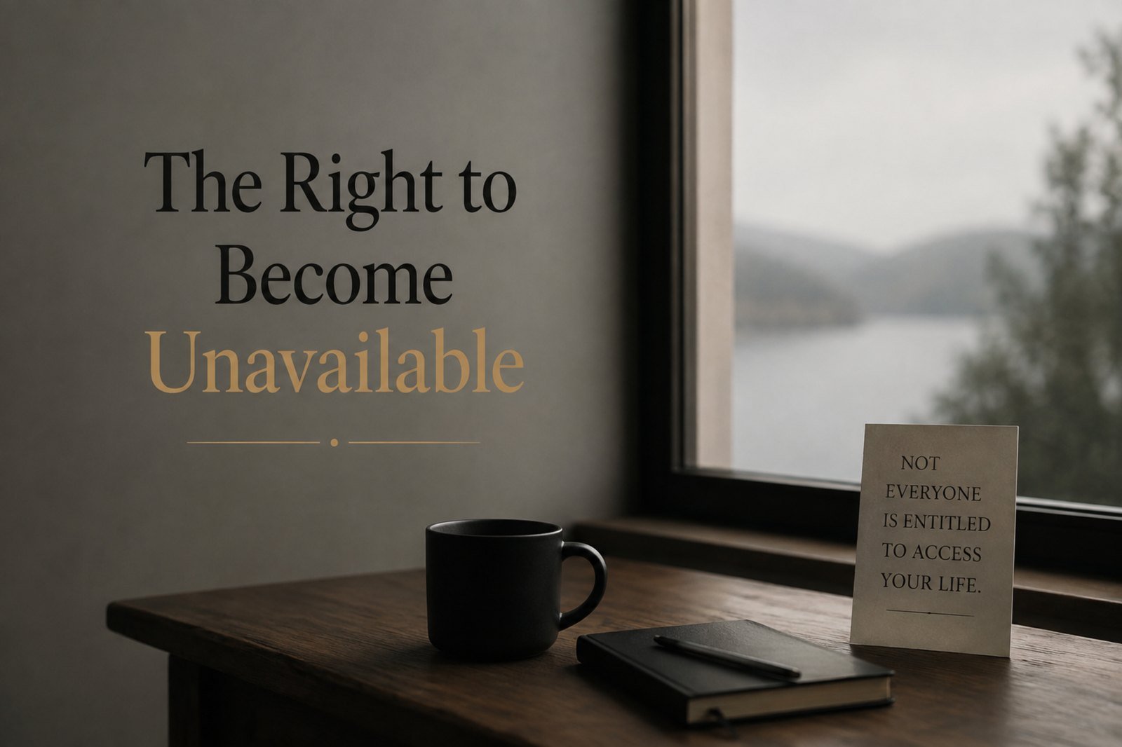 The Right to Become Unavailable